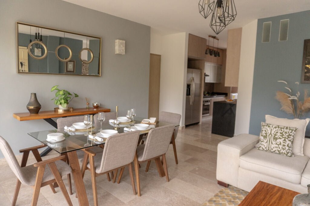 Departamento muestra Cocina, comedor de Catena Towers